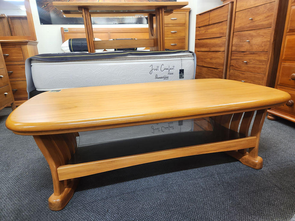 Thumbnail: Sorenmobler " Riviera " Large Rimu Coffee Table