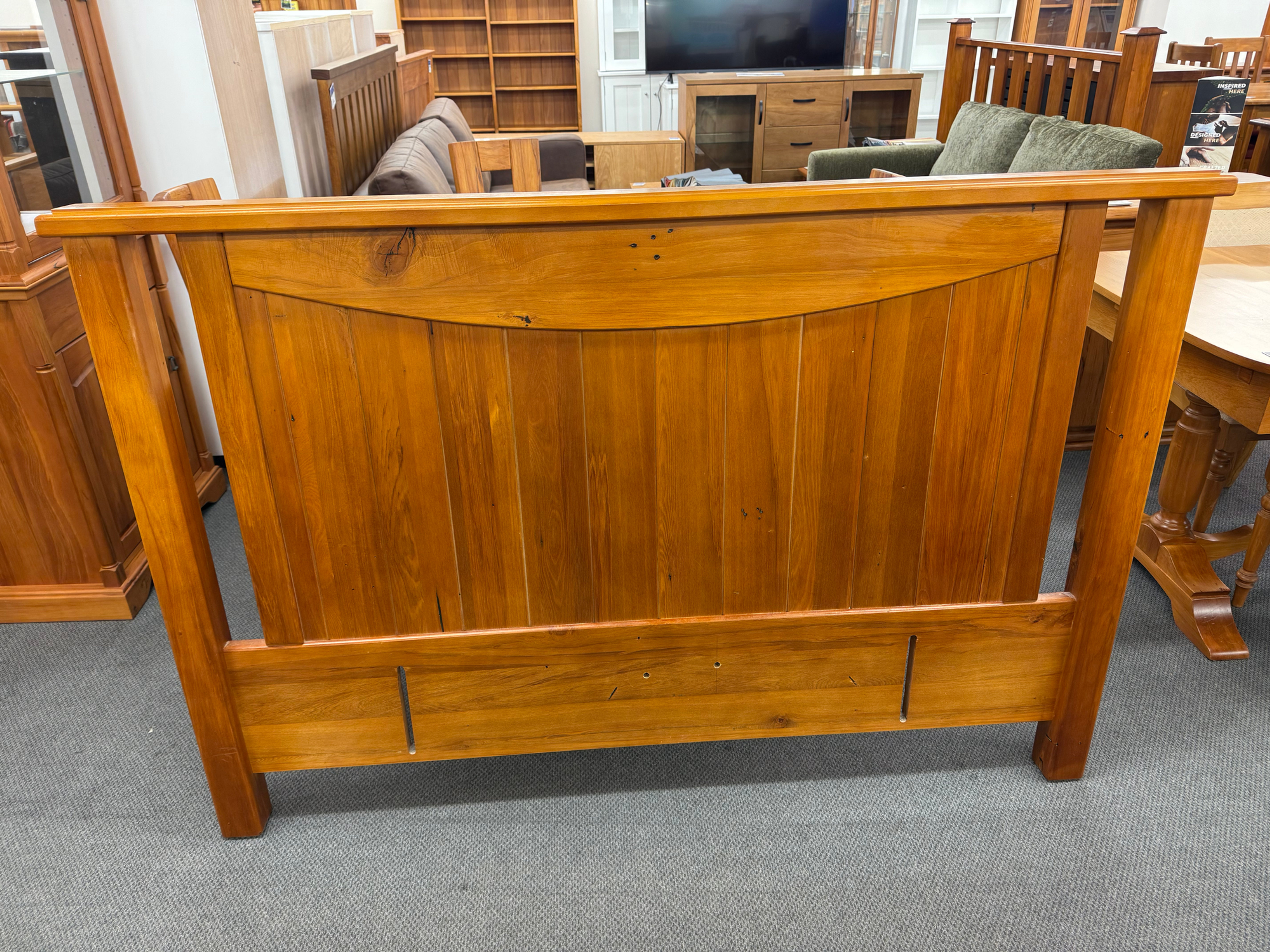 Horizon recycled rimu panel queen headboard!