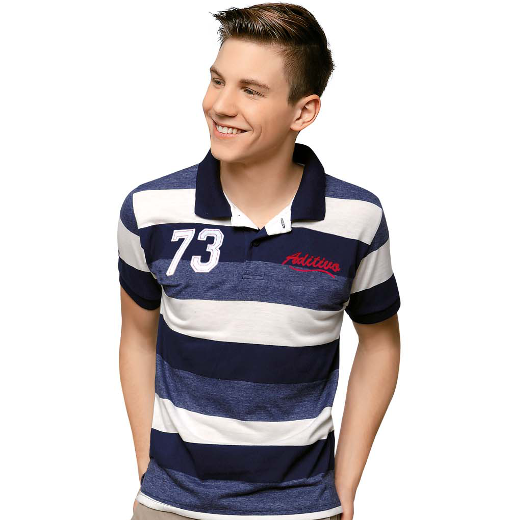 POLO RAYAS C/ BORDADO