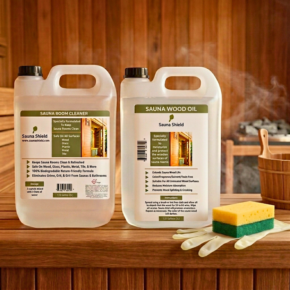 Thumbnail: Sauna Shield™ Sauna Care Set (1.32 Gallons Each)
