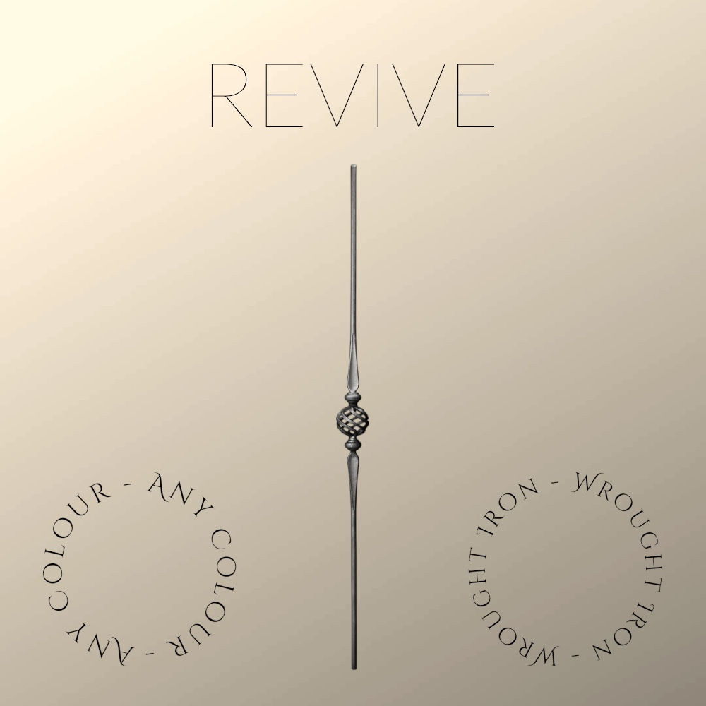 12mm Solid Round Bar Orb Basket Spindle