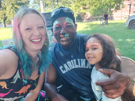 Another happy family, Birthday Party entertainment with the best, Christine's Creative co