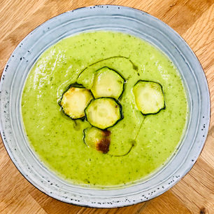 Soupe de courgettes et poireaux