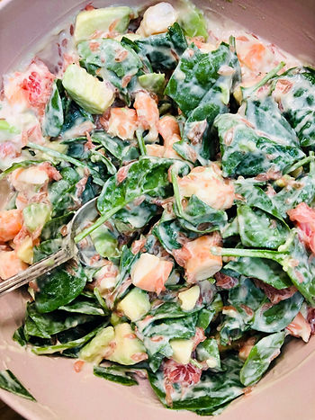 Salade de crevettes