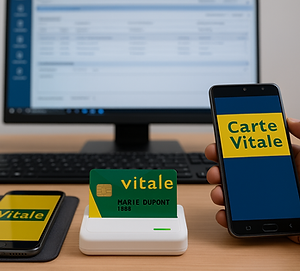photo des diverses formes de cartes vitales