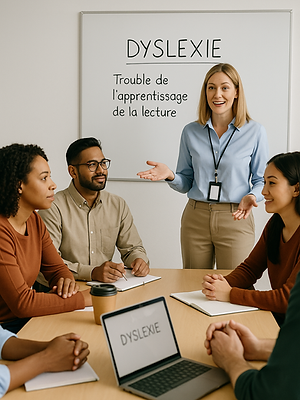 photo d'une formation au sujet de la dyslexie