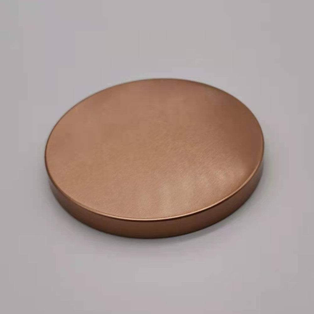 Copper Gloss Metal Lids 72 each for 8.5oz jar use