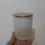 Thumbnail: 8.5oz Frosted Glass Candle Jars with Thin Metal Lids 72 in each