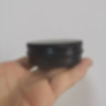 2 oz Metal  Containers Aluminum with Screw Lids 364 in Black Matte