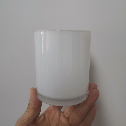 7tins|12oz Gloss White Glass Jars|candle jars|wholesale candle jars ...