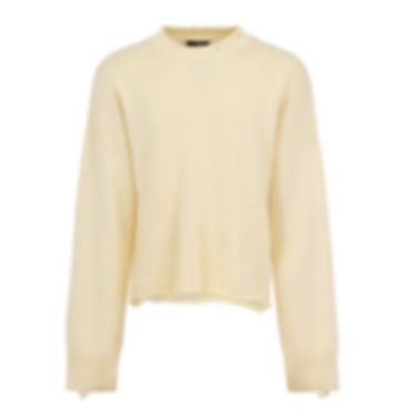 DISTRESSED KNIT SWEATER