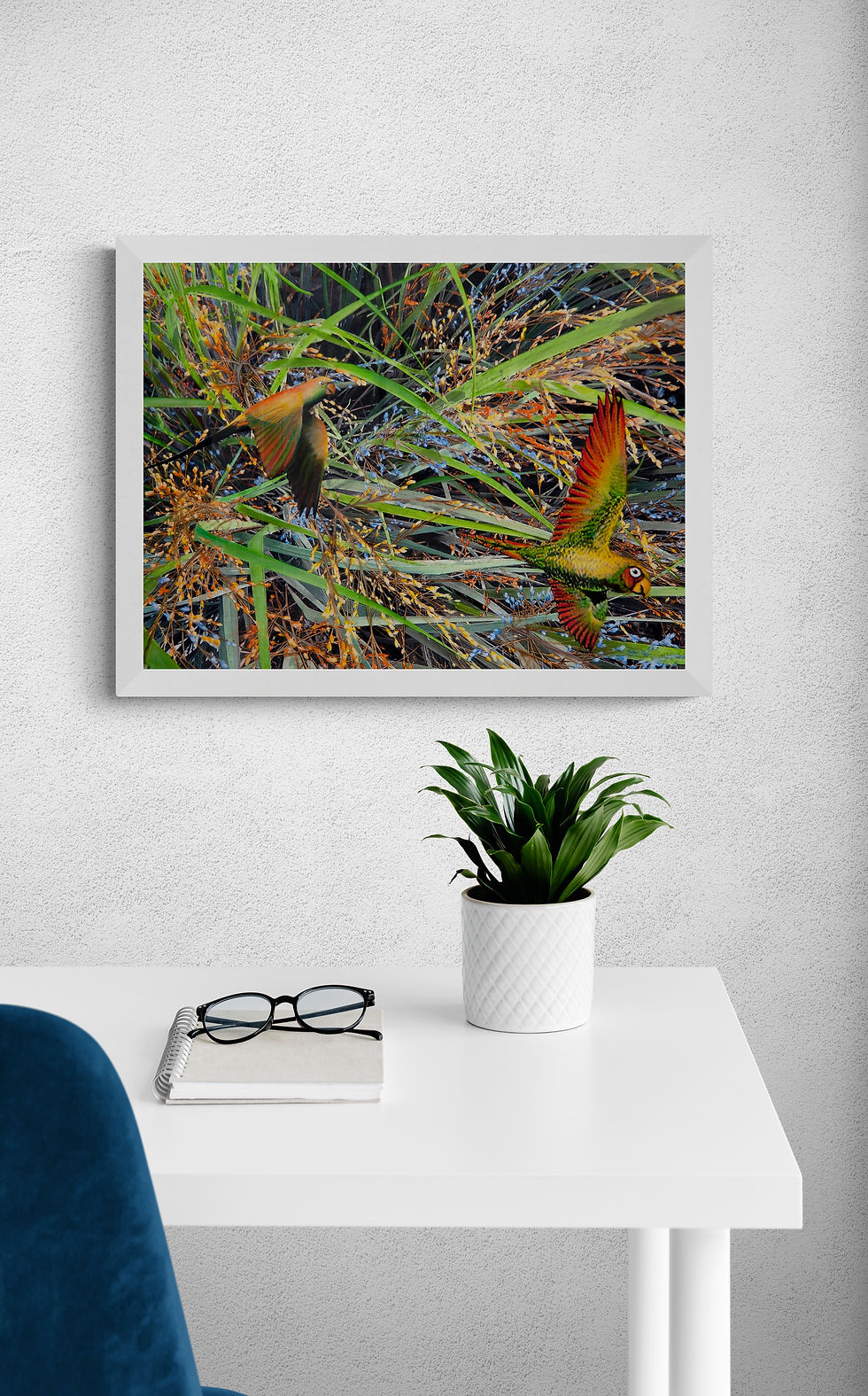 Thumbnail: Parrots - Triptych