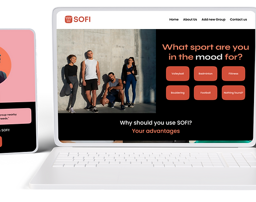 Mockup SOFI Different Devices