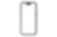 Smartphone with a blank screen on a white background. Smartphone mockup closeup isolated o