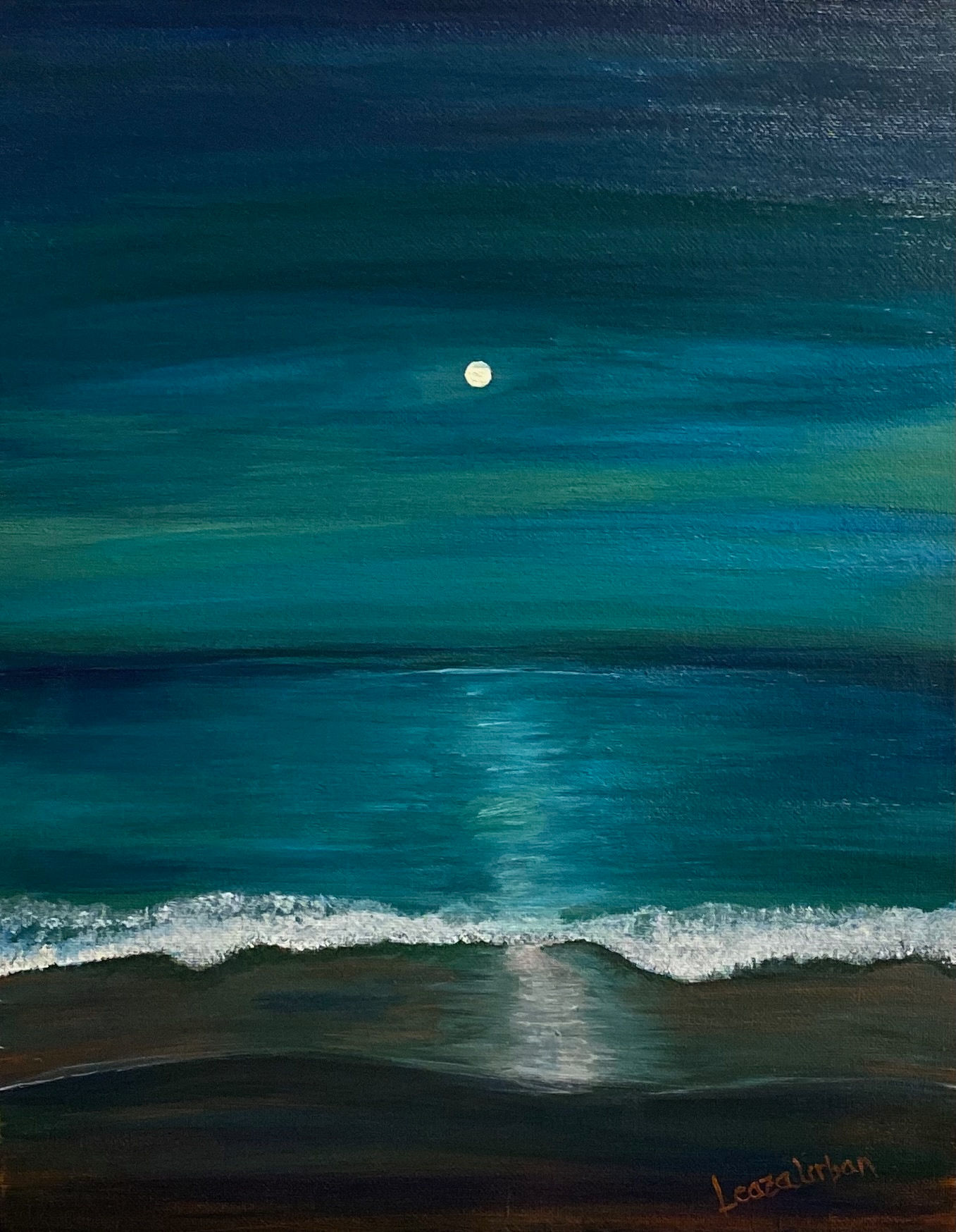 Full Moon Reflection