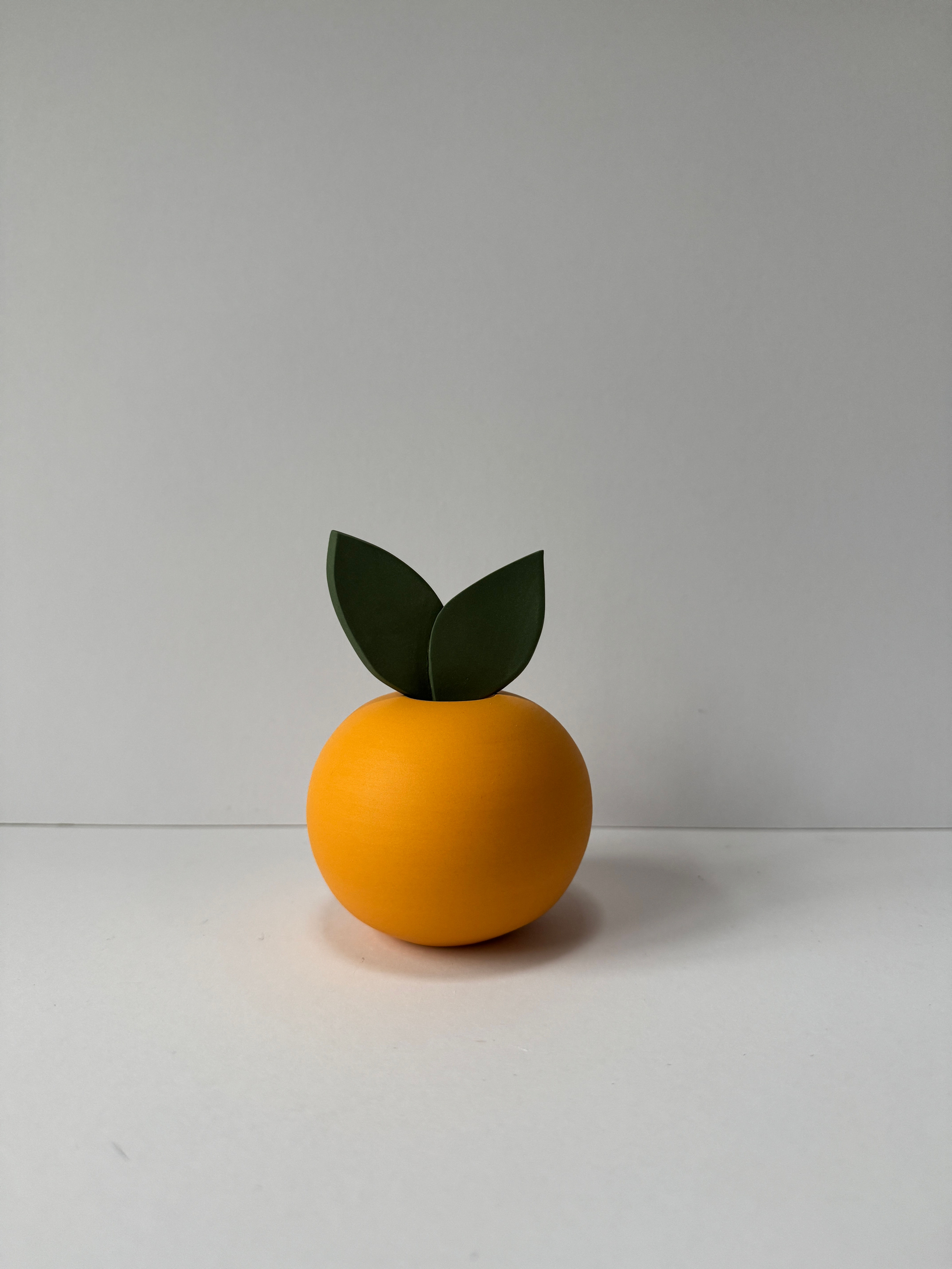 Orange candleholder