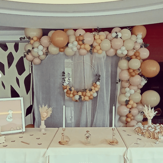 Décoration ballons baptême Pont-Saint-Martin