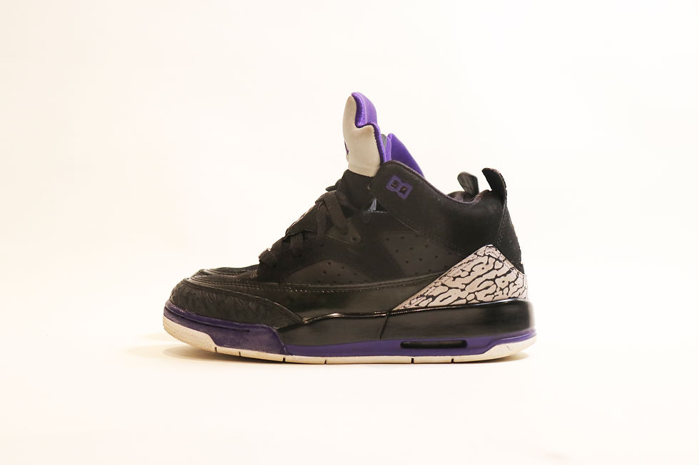 Thumbnail: Jordan Black/Purple/Gray (Youth)