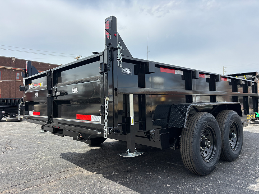 Thumbnail: Dump Trailer 82"x 14'x 2' 14K#