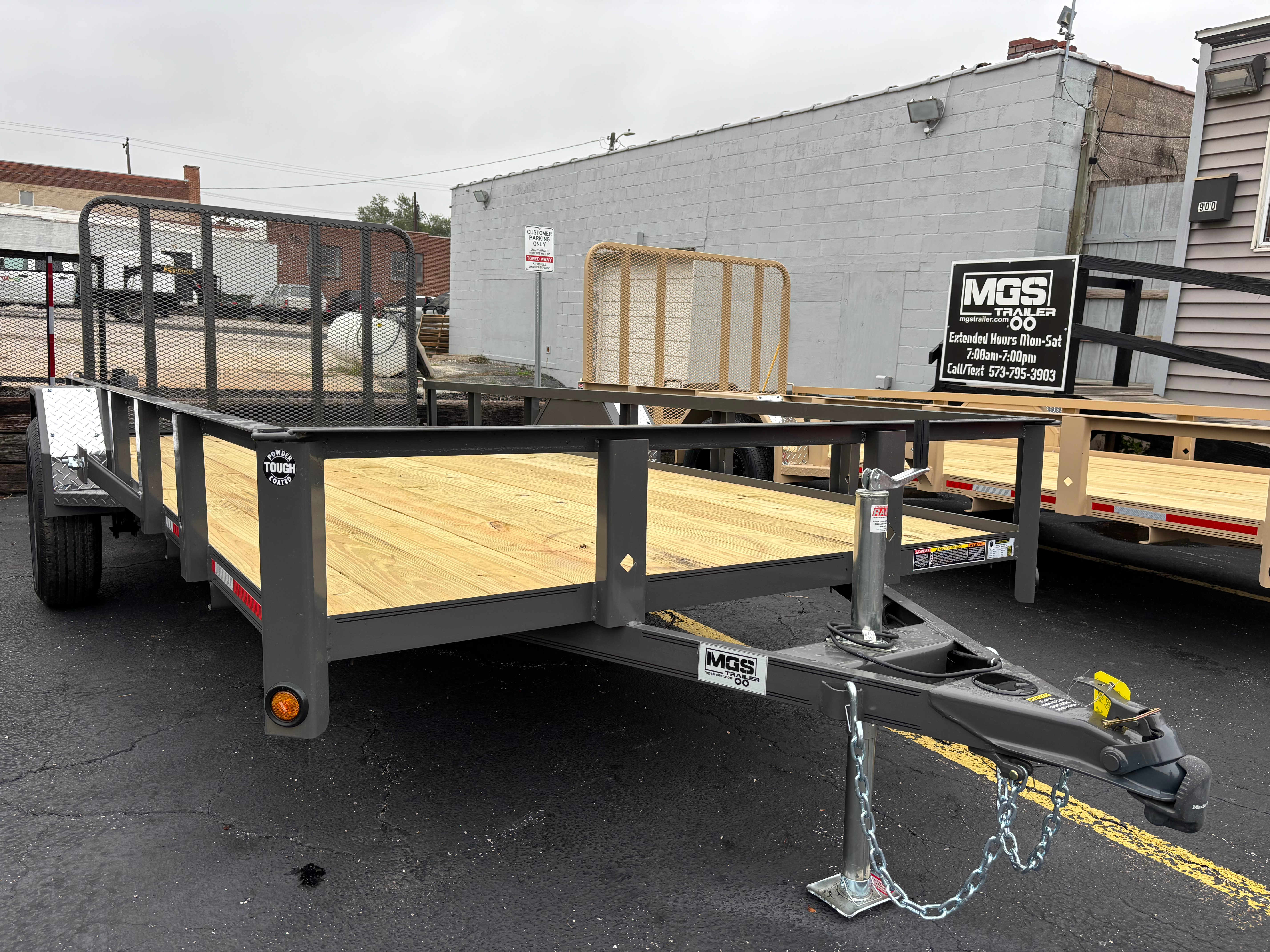Utility Trailer 6.4' x 14' Single Axle