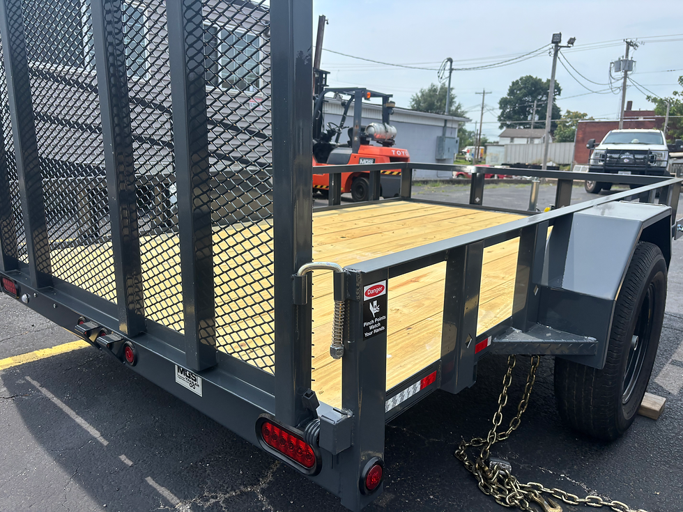 Thumbnail: Utility Trailer 6.4' x 10' Single Axle
