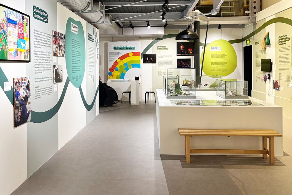 Creative Health exhibition at Museum of Croydon