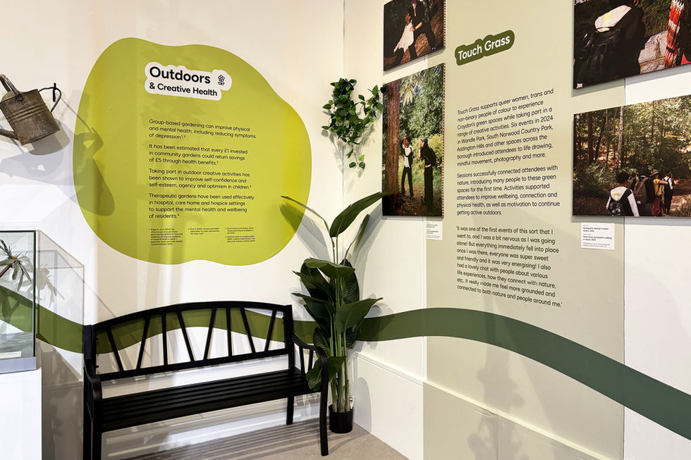 Creative Health exhibition at Museum of Croydon