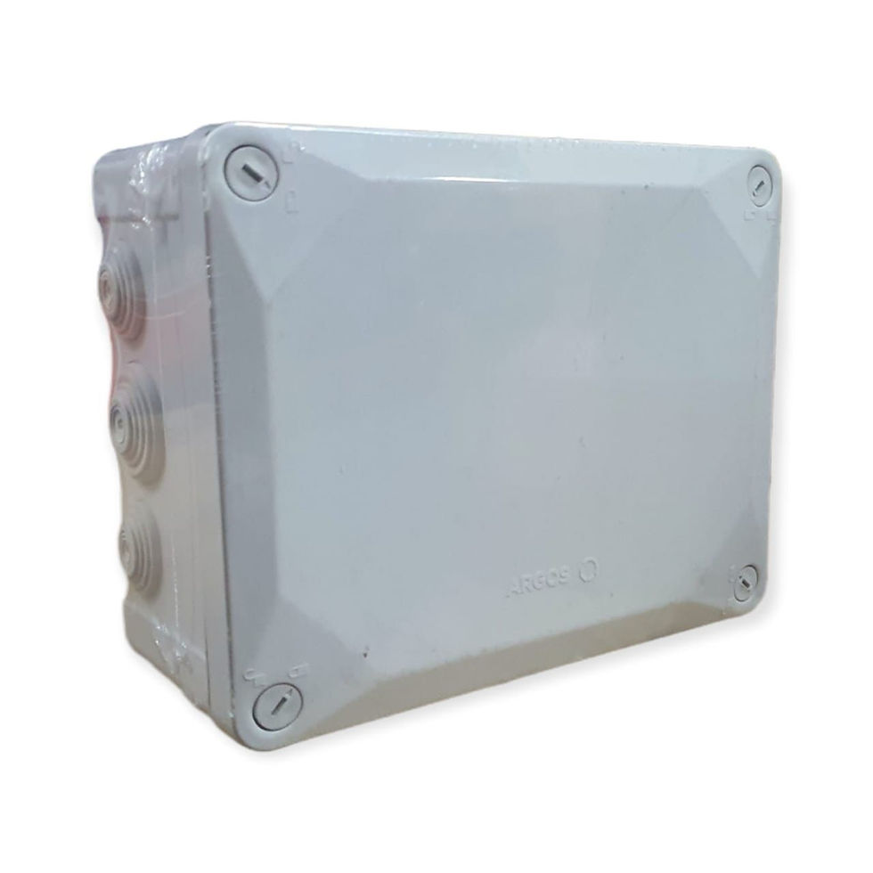 CAJA ESTANCA CON CONOS IP55 TORNILLO PRESION 225X175X100MM