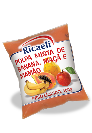 Banana, Mamão e Maça 100g