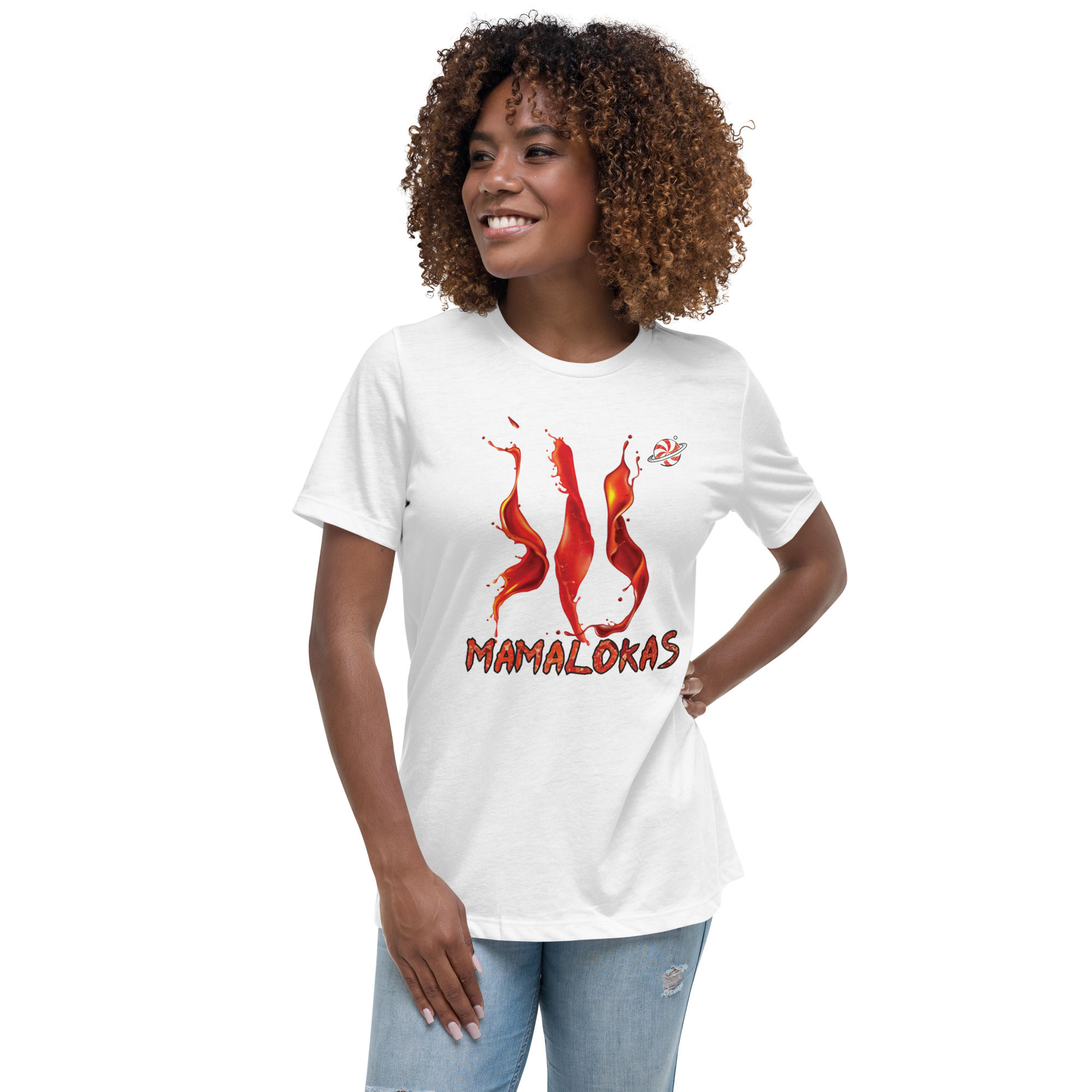Women's MamaLokas T-Shirt (White)