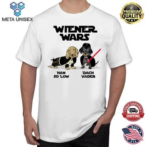 Stars2BWars2B 2BWiener2BWars2BFunny2BDachshund2BT Shirt 1 White2B3 i6f5j
