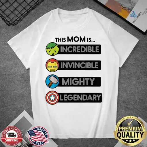 Marvel2BMothers2BDay2BKawaii2BHero2BStrengths2BGraphic2BT Shirt2BT Shirt 1 White2B6 6rWXU 1 1