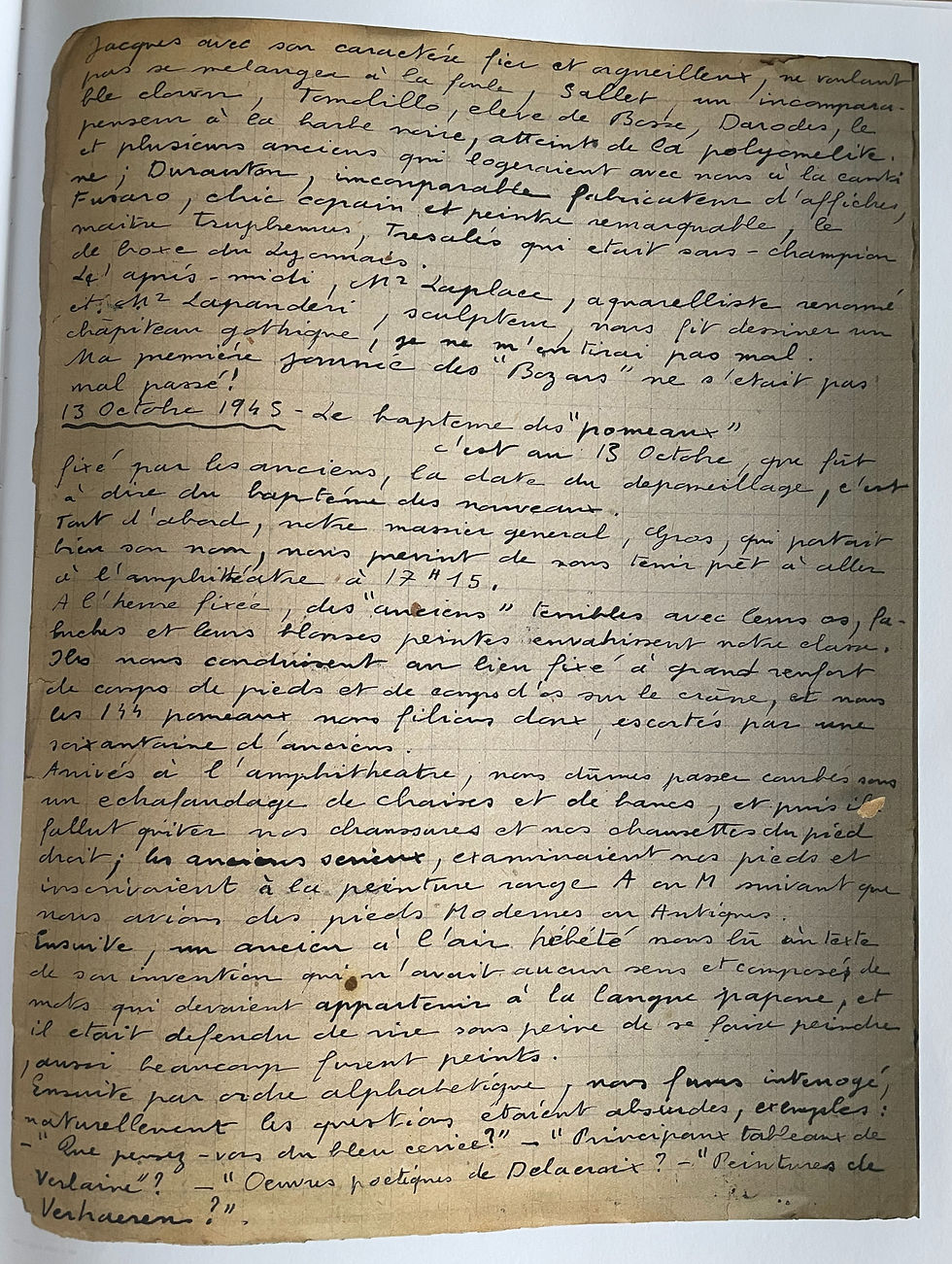 Journal de Maurice Bonnet