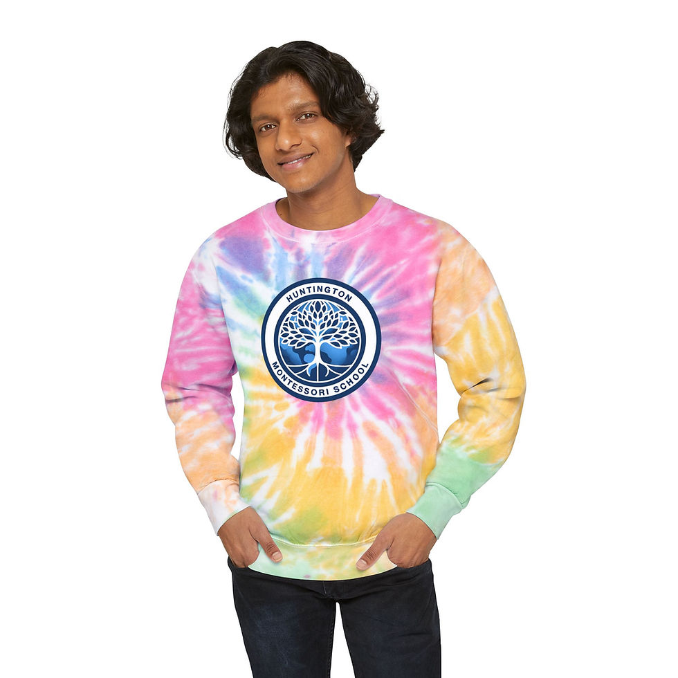 Thumbnail: Adult Unisex Tie-Dye Sweatshirt