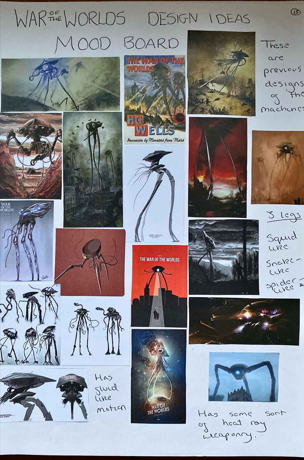 Mood Board (War of the Worlds Inspiration)