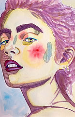 Watercolor portrait - artistic - Sensuality_caroka-art.jpg