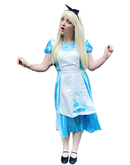 Alice in Wonderland character performer CT events
