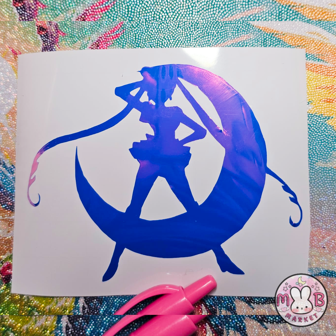 Sailor Moon Transformation Pose - Magical Girl Vinyl Decal