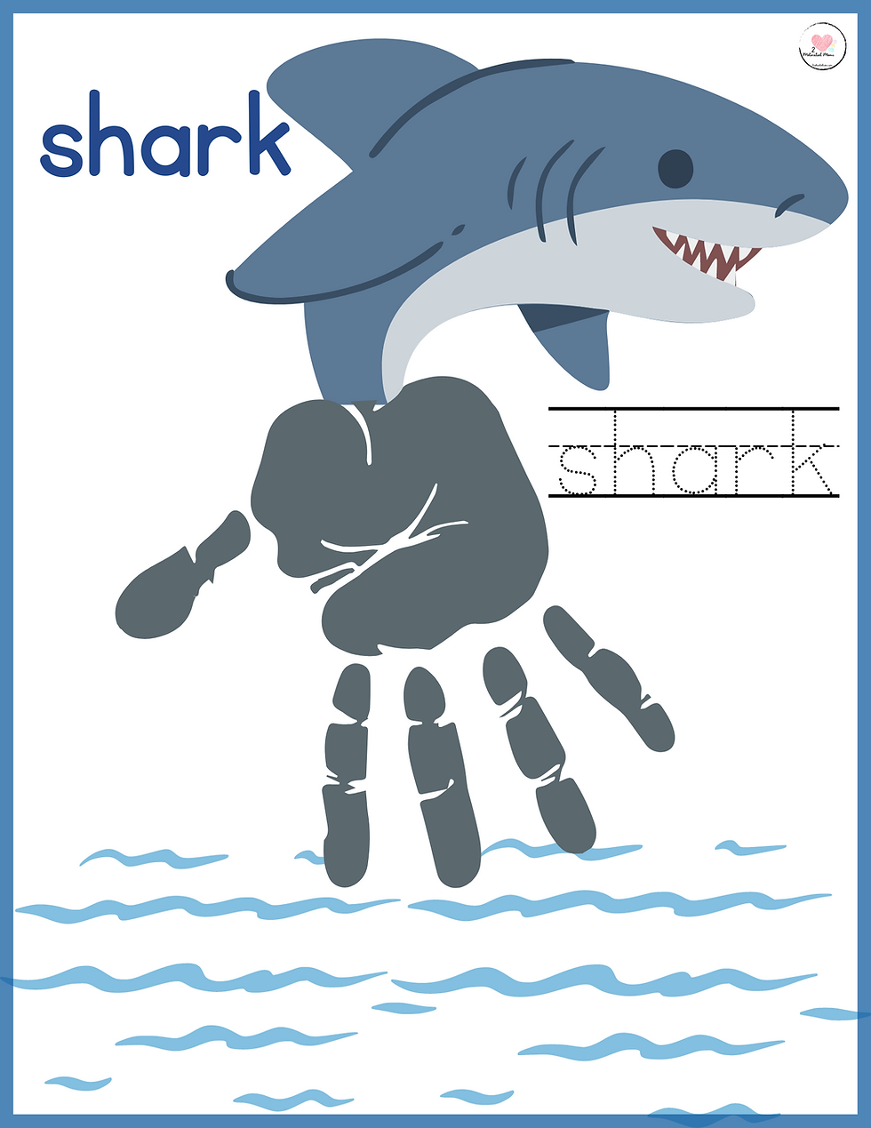 Thumbnail: Ocean Animals Handprint Book