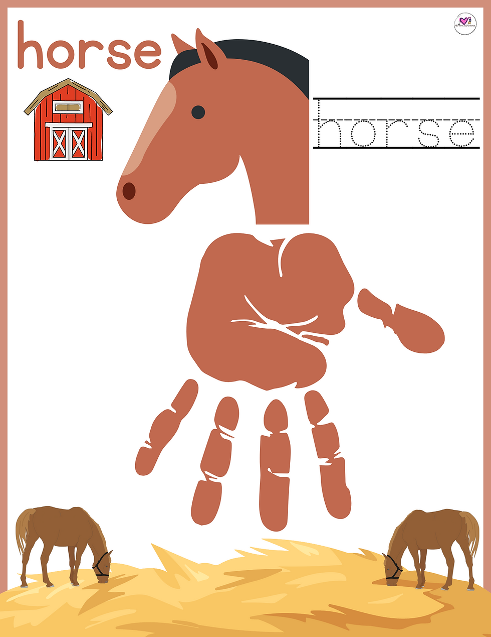 Thumbnail: Farm Animals Handprint Book
