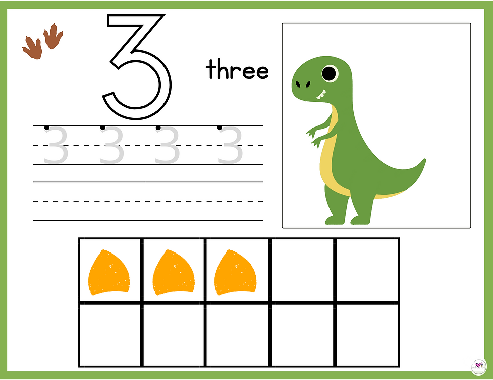 Thumbnail: Dinosaur Literacy & Math Bundle