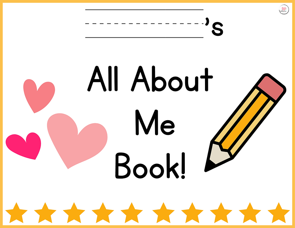 Thumbnail: All About Me Book, Back to School
