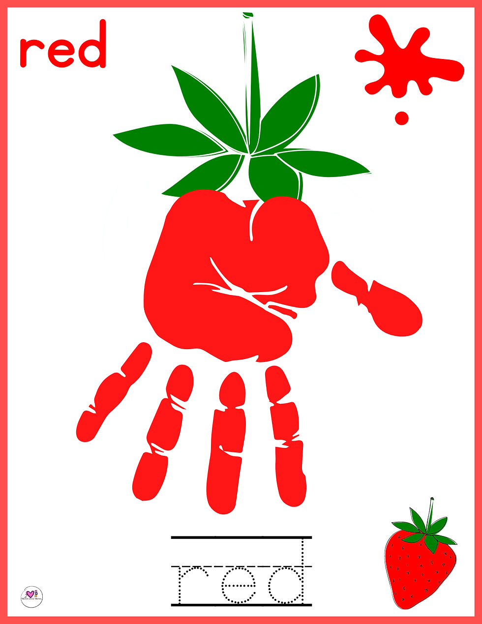 Thumbnail: Color Handprint Book