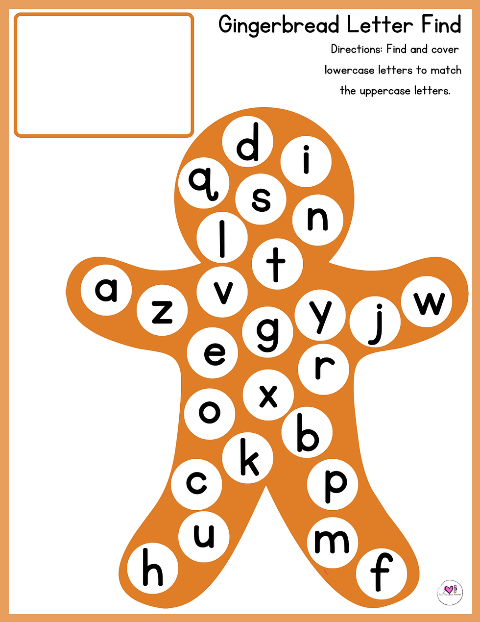 Thumbnail: Gingerbread Math & Literacy, Christmas
