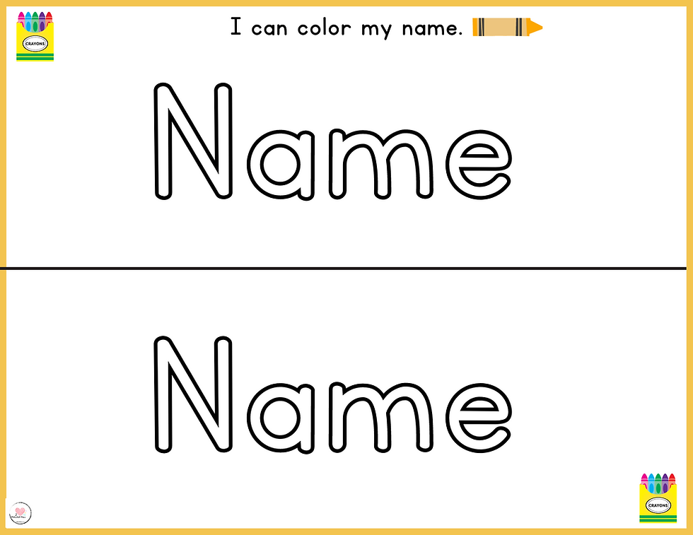 Thumbnail: Editable Name Busy Book Activities