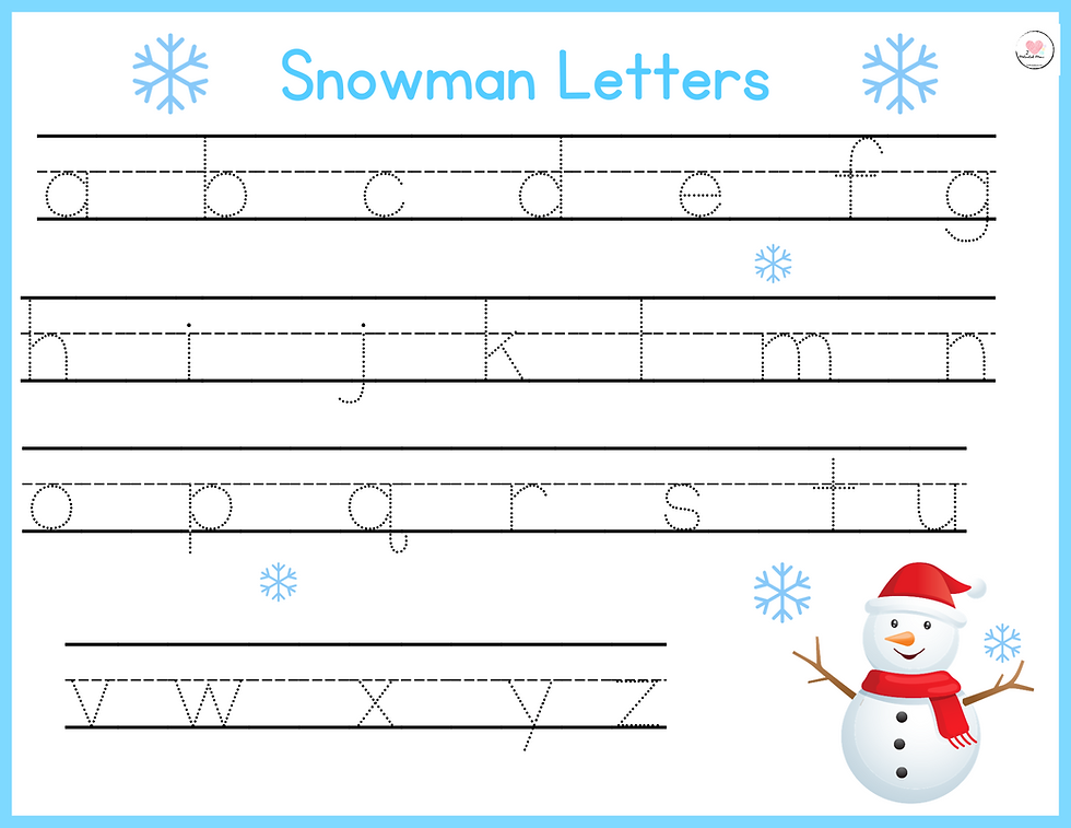 Thumbnail: Winter Snowman Sensory Bin