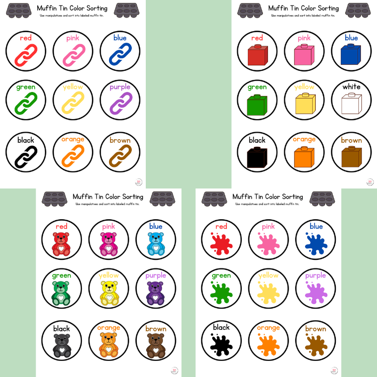 Thumbnail: Muffin Tin Color Sorting