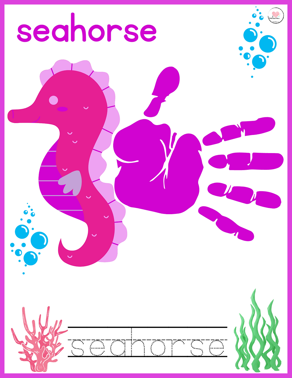 Thumbnail: Ocean Animals Handprint Book