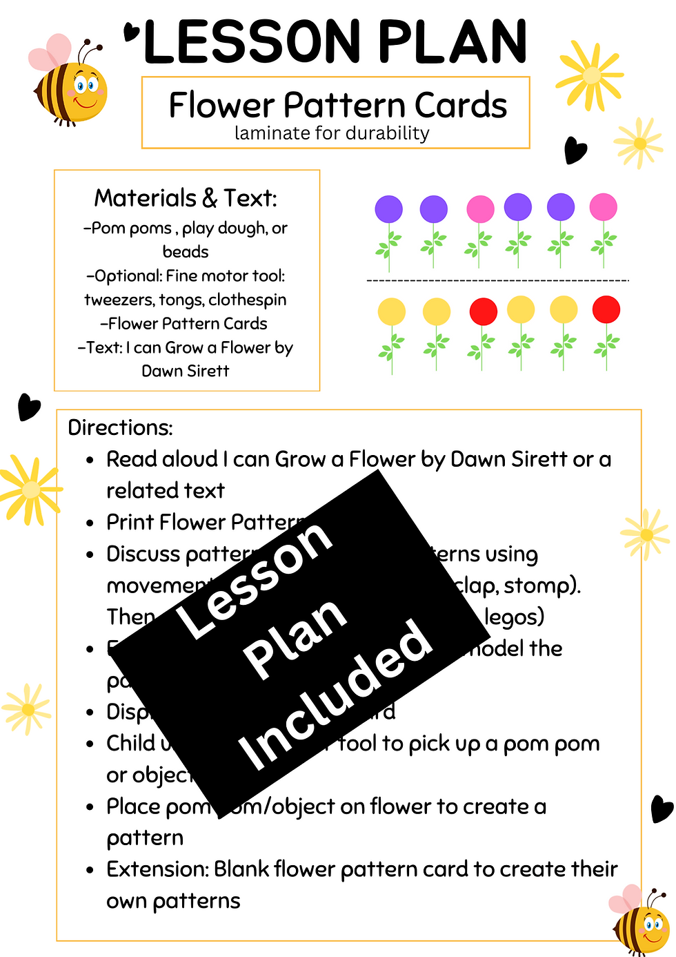 Thumbnail: Spring Flower Patterns & Parts Lessons