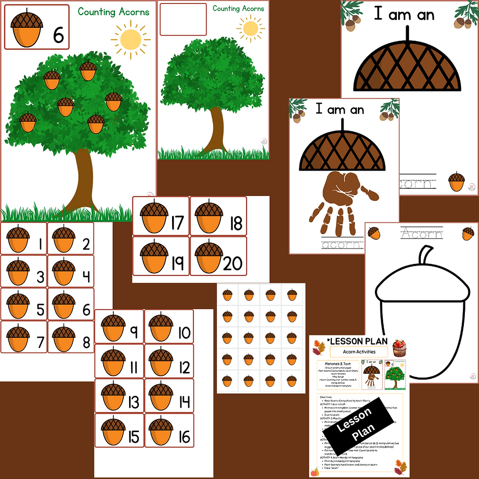 Thumbnail: Fall Acorn Activities, Autumn